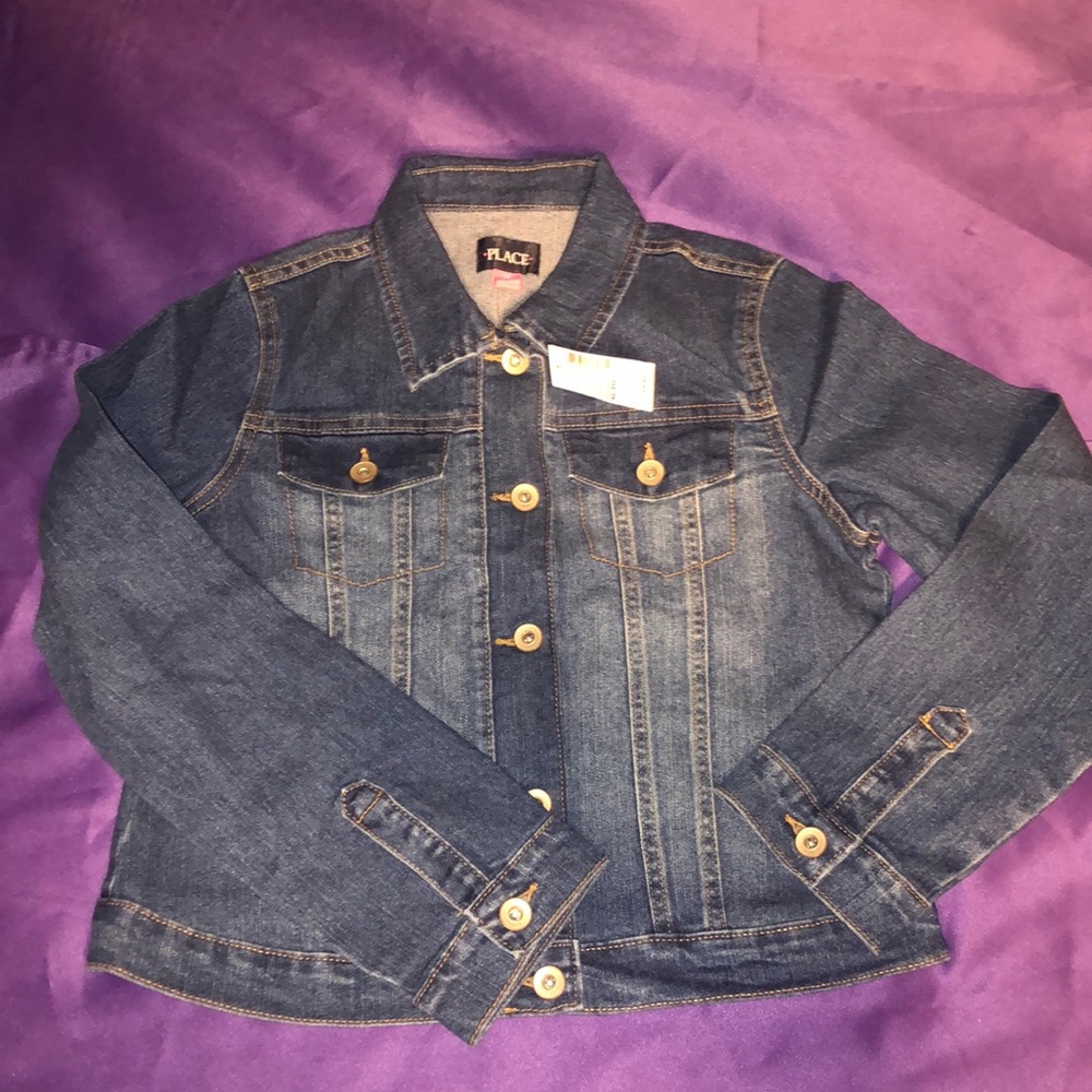 🆕The Children’s Place Girl’s denim jacket size 14 🆕